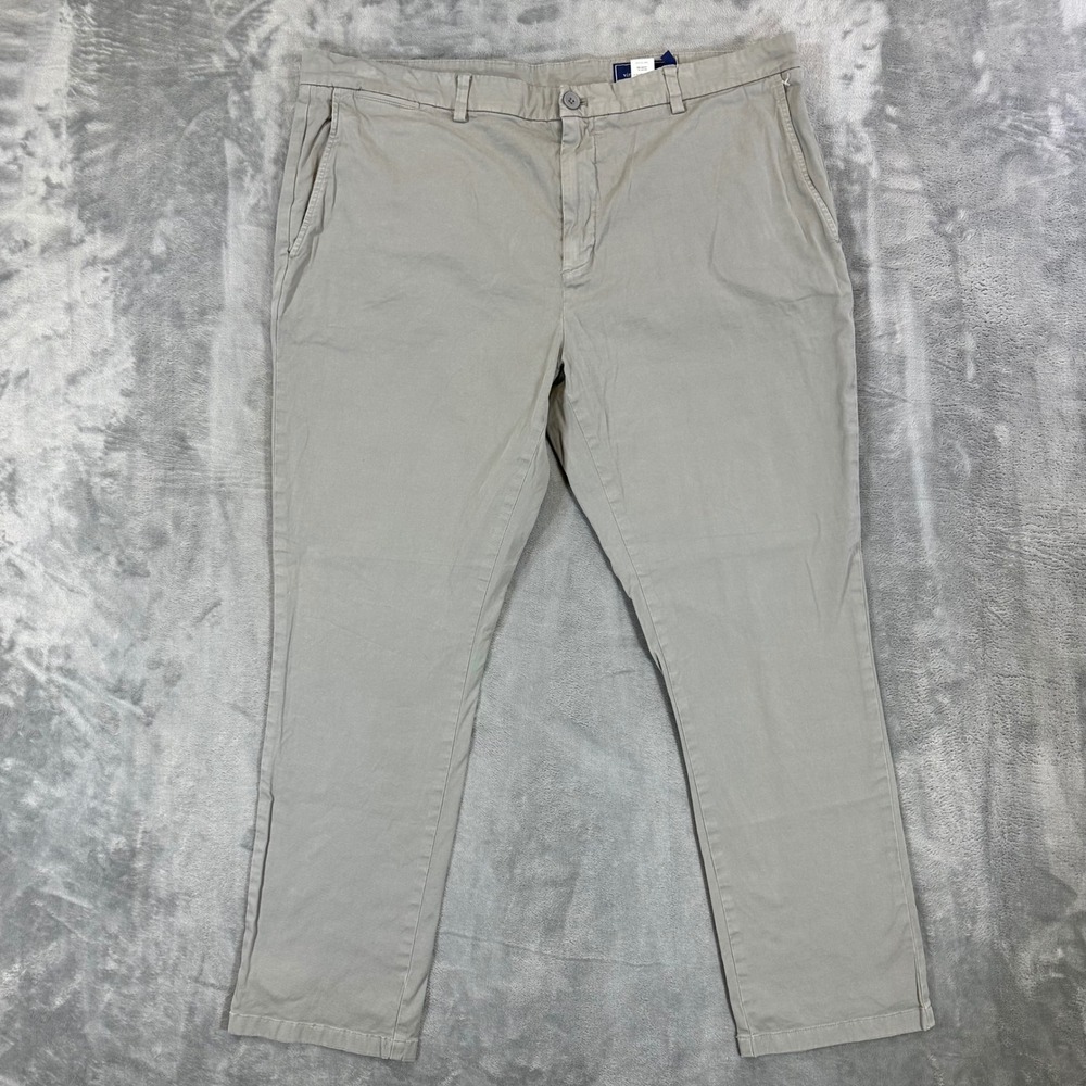 Vineyard Vines Breaker Chino Pants Mens Size 40x30 Khaki Gray Cotton Stretch